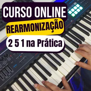 Imagem de capa para o Curso online Curso de Rearmonização - 2 5 1 na Prática