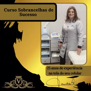 Imagem do curso Design de Sobrancelha com Técnicas Exclusivas VM a forma mais Rápida e Eficaz  de ingressar no mercado com garantia de Sucesso !