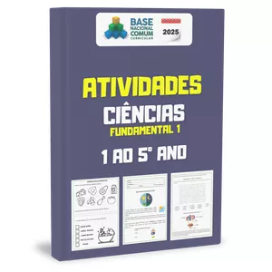 Imagem de capa para o Ebook ATIVIDADES DE CIÊNCIAS - FUNDAMENTAL 1 - 1º AO 5º ANO