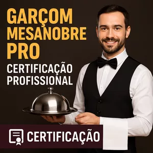Imagem do curso Garçom MesaNobre Pro – Certificação Profissional 