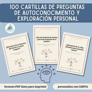 Imagen de portada para Ebook 100 cartillas de Autoconocimiento y exploración personal 