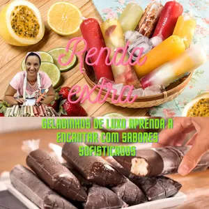 Imagem de capa para o Curso online Geladinhos de Luxo Aprenda a Encantar com Sabores Sofisticados
