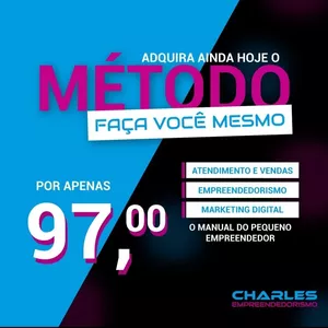 Imagem do curso Método Faça Você Mesmo-Pequenos Negócios | E-book | Vídeo Aulas | Comunidade | Consultoria On Line.