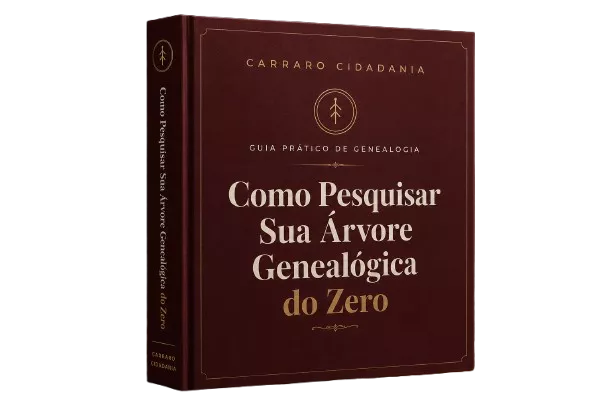 Capa do Guia Prático de Árvore Genealógica para cidadania europeia