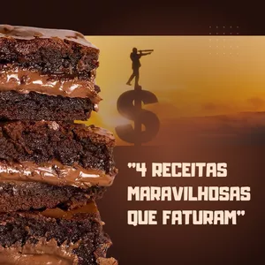 Imagem de capa para o Ebook 4 Receitas maravilhosas que faturam