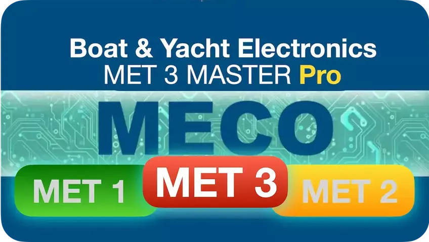 MET 3 Masterclass Pro Boat & Yacht Electronics package logo