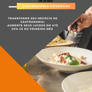 Imagem de capa para o Ebook Gastronomia Poderosa