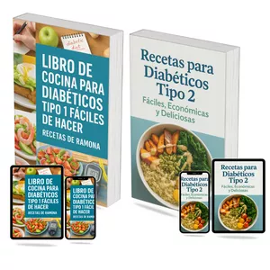 Imagen de portada para Ebook RECETAS PARA DIABÉTICOS: Fáciles y Económicas (Ebook 2 en 1)