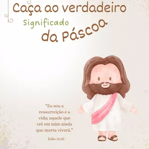 Imagem de capa para o Ebook A Verdadeira História da Páscoa – Caça às Pistas