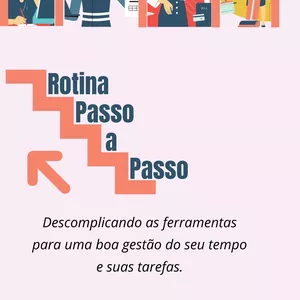 Imagem de capa para o Ebook Rotina - Passo a passo