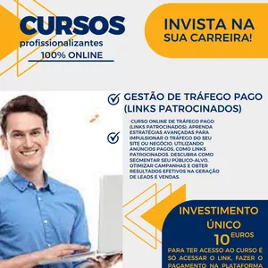 Imagem de capa para o Curso online Curso completo de gestão de tráfego pago