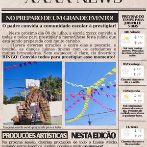Imagem de capa para o Ebook Jornal escolar - Seis layouts exclusivos