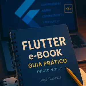 Imagem de capa para o Ebook Flutter - E-book - Inicio - Vol.I