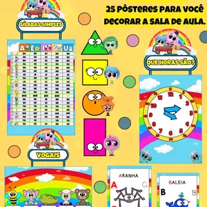 Imagem de capa para o Ebook KIT SALA DECORATIVO DAS EMOÇÕES EDUCA ARTE 