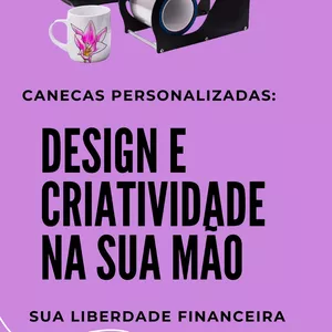 Imagem de capa para o Ebook RENDA EXTRA COM CANECAS PERSONALIZADAS