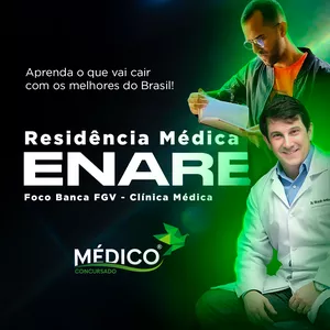 Imagem de capa para o Curso online MédicoConcursado® Residência Médica ENARE - Quebrando a Banca FGV - Clínica Médica