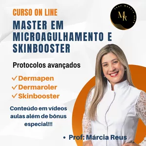 Imagem de capa para o Curso online CURSO MASTER DE MICROAGULHAMENTO E SKINBOOSTER