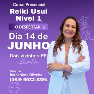 Imagem de capa para o Evento presencial CURSO REIKI USUI NÍVEL 1 