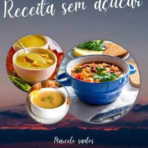 Imagem de capa para o Ebook Receitas sem açúcar