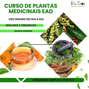 Imagem de capa para o Curso online Curso EAD usando as plantas medicinais de forma segura no seu dia a dia