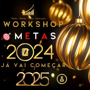 Imagem de capa para o Curso online Workshop de Metas 2024 e 2025
