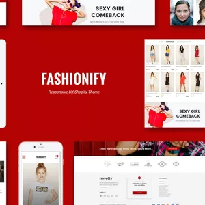 Imagem principal do produto Fashionify - Tema de Moda Responsivo Para Shopify