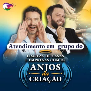 Imagem de capa para o Curso online Atendimento em  grupo Limpeza de casa dos Anjos da Criação