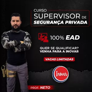 Imagem de capa para o Curso online SUPERVISOR DE SEGURANÇA PRIVADA