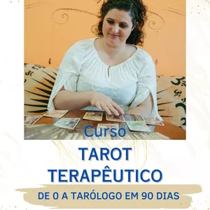 Imagem de capa para o Curso online Curso de Tarot Terapêutico - De 0 a Tarólogo em 90 dias 