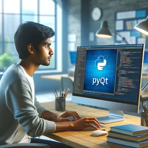 Imagem de capa para o Curso online Curso de interfaces gráficas com PyQt