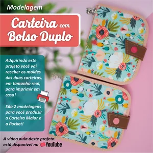 Imagem de capa para o Ebook Projeto Carteira com Bolso Duplo