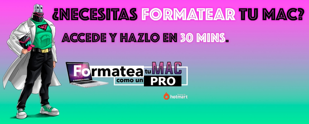 Formatea tu Mac como un PRO