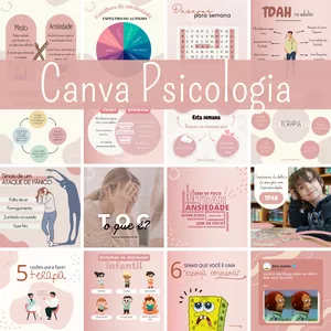 Imagem de capa para o Curso online Canva Psicologia