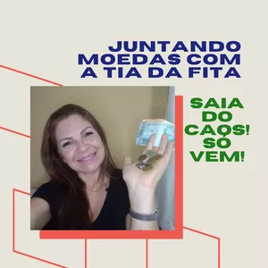 Imagem de capa para o Curso online Juntando Moedas com a Tia da Fita