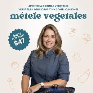 Imagen de portada para Ebook Ebook + Training: Métele Vegetales