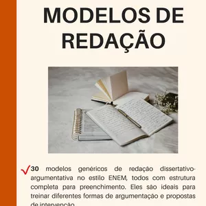 Imagem de capa para o Ebook Modelos prontos para o ENEM