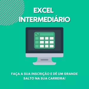 Imagem de capa para o Curso online Excel Intermediário