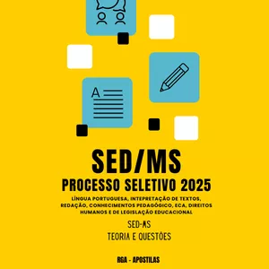 Imagem de capa para o Ebook APOSTILA PREPARATÓRIA - PROCESSO SELETIVO DE PROFESSORES/SED-MS - 2025