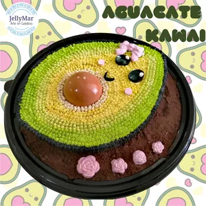 Imagen de portada para Curso online Gelatina artística Aguacate Kawaii