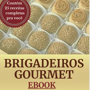 Imagem de capa para o Ebook EBOOK BRIGADEIROS GOURMET 