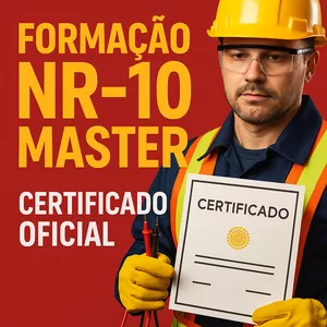 Imagem do curso Formação NR-10 Master – Certificado Oficial 