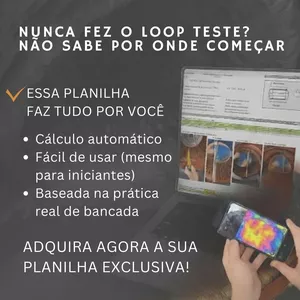 Imagem de capa para o Ebook Planilha de Cálculo - Loop Test em Motores Elétricos e Geradores