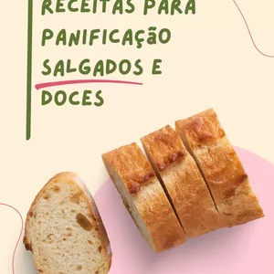 Imagem de capa para o Ebook Receitas de Padaria