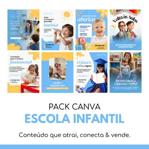 Imagem do curso PACK CANVA ESCOLA INFANTIL