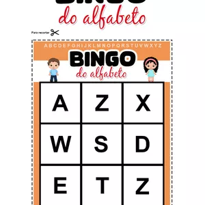 Imagem de capa para o Ebook Bingo do Alfabeto