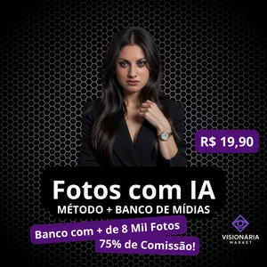 Imagem de FOTOS COM IA (MÉTODO + BANCO DE MÍDIAS) criado por Maria na hotmart