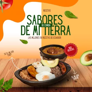 Imagen de portada para Ebook Sabores de mi Tierra 