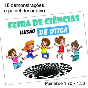 Imagem de capa para o Ebook PROJETO FEIRA DE CIÊNCIAS - ILUSÃO DE ÓTICA