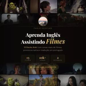 Imagem do curso Aprenda Inglês Assistindo Filmes — 13 Filmes para Revisar
