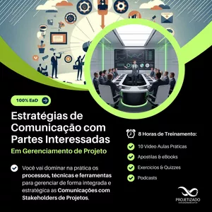 Imagem de capa para o Curso online Gerenciamento das Comunicações & Partes Interessadas.